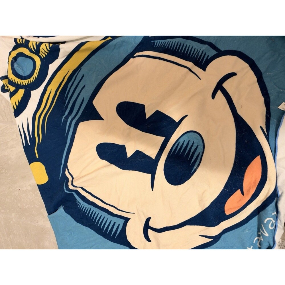 Disney Cruise Line Beach Blanket Towel Captain Mickey Approx. 60" Castaway Club